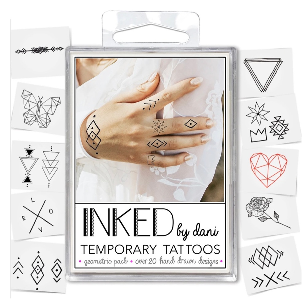 INKED by dani Temporary Tattoos